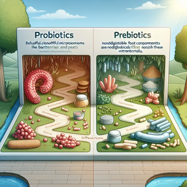 Navigating Gut Health: Unveiling the Distinctions Between Probiotics and Prebiotics