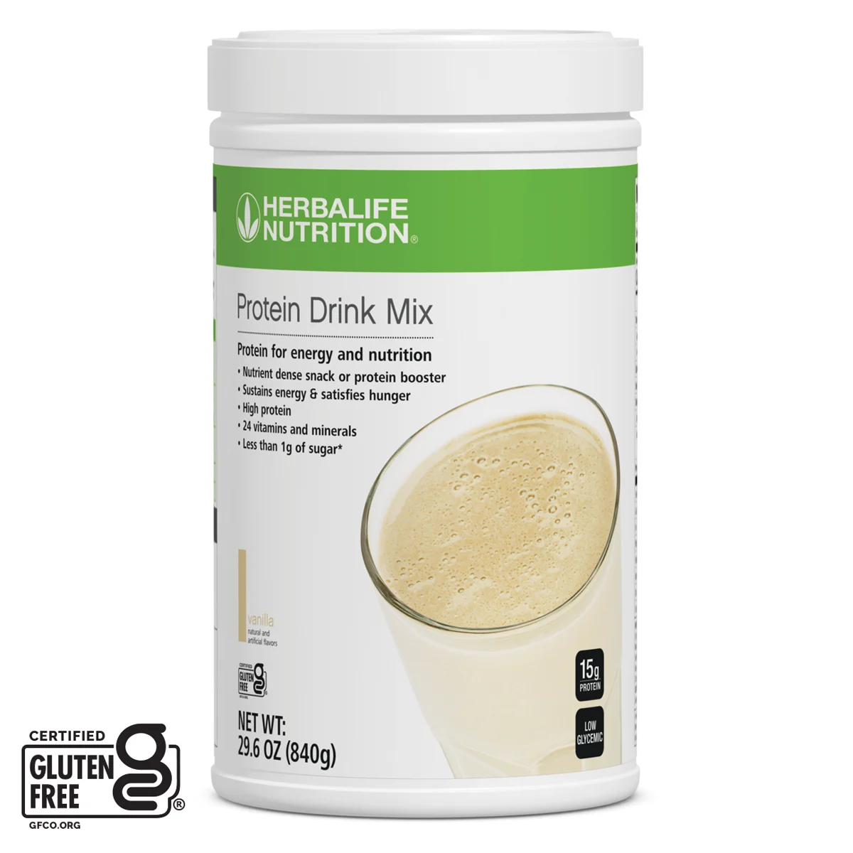 Official Herbalife Protein Drink Mix product canister