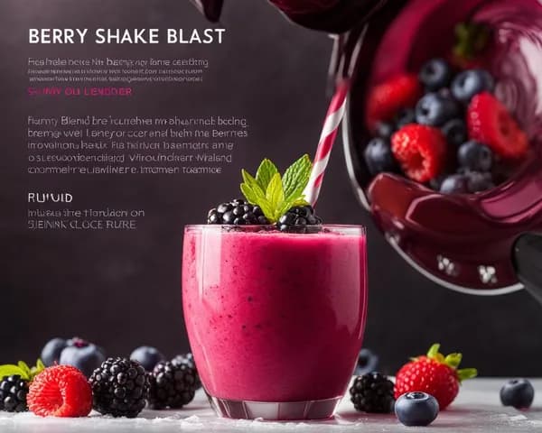 Summer Berry Blast Shake: A Refreshing Herbalife Shake Blend Perfect for the Summer