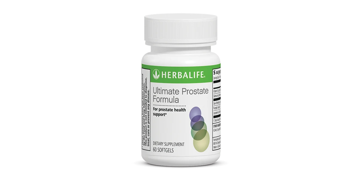 Official Herbalife Ultimate Prostate Formula supplement bottle
