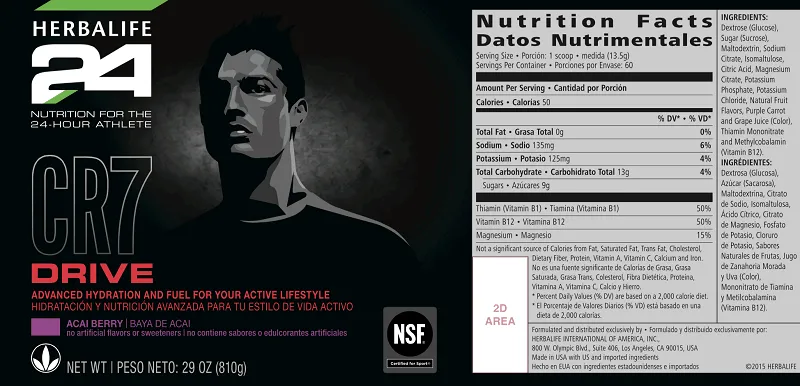 Herbalife 24 CR7 Drive - New Hypotonic drink