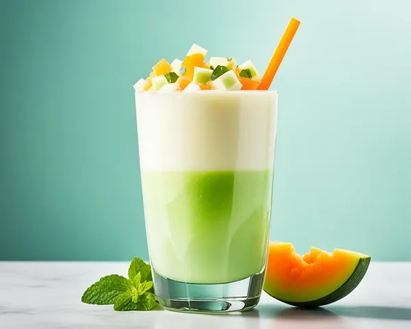 How to Make a Delicious Vanilla Herbalife Shake with Melon