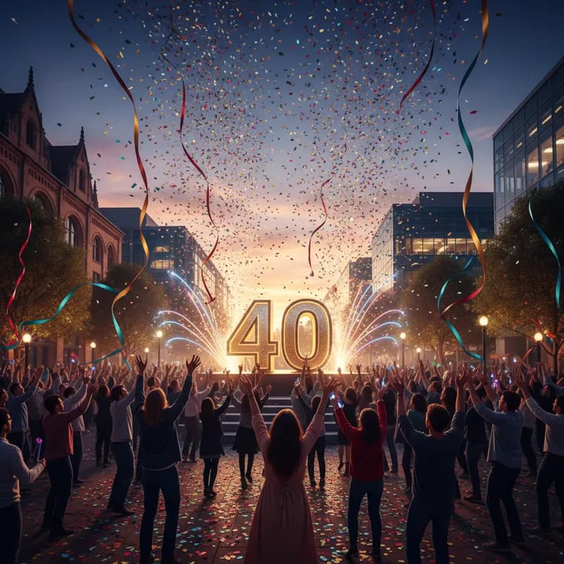 The 40th Anniversary Celebration Begins