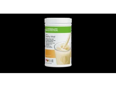 Herbalife Formula 1 Banana Caramel SKU 2628 official product image for Banana Split shake guide