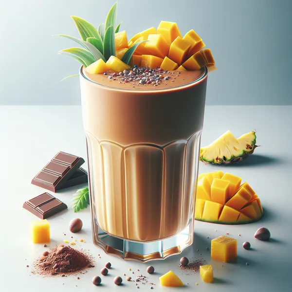Delicious Herbalife Mango Pineapple Chocolate Shake Recipe