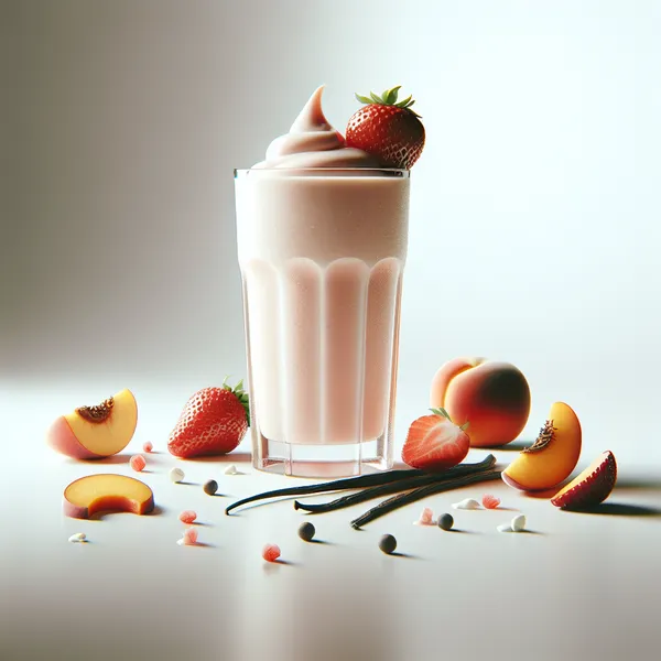 Superfood Sensation: Strawberry-Peach French Vanilla Shake Recipe
