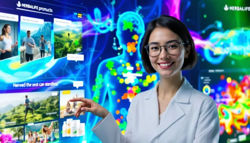 A researcher analyzing data on Herbalife shakes and health benefits.