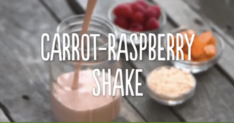 Carrot Raspberry Shake