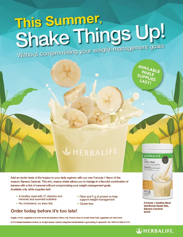 Herbalife Banana Caramel