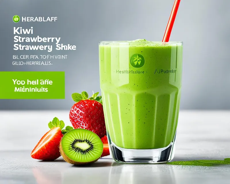 Herbalife Shake Blend in Kiwi Strawberry Flavor Nutritional Chart