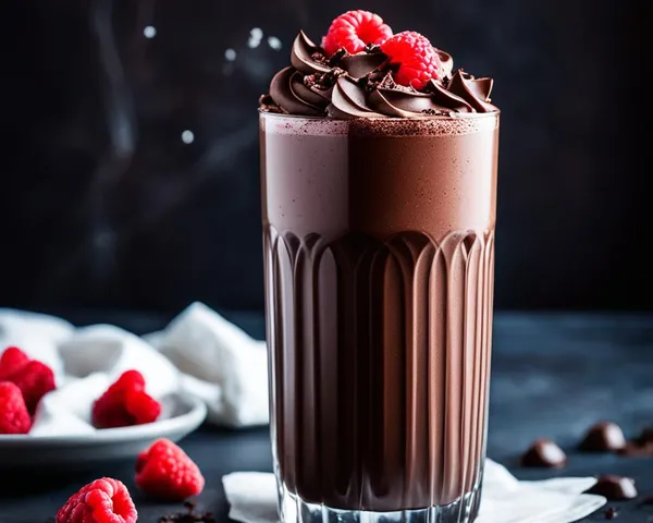 Dark Chocolate Raspberry Shake