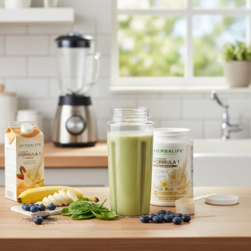 How to make an Herbalife Formula 1 shake