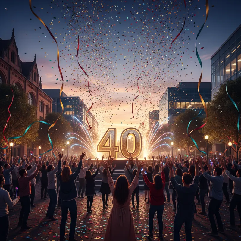 The 40th Anniversary Celebration Begins