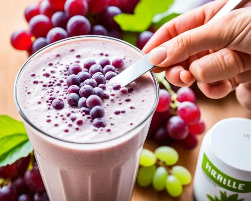 Vanilla Herbalife Shake Preparation