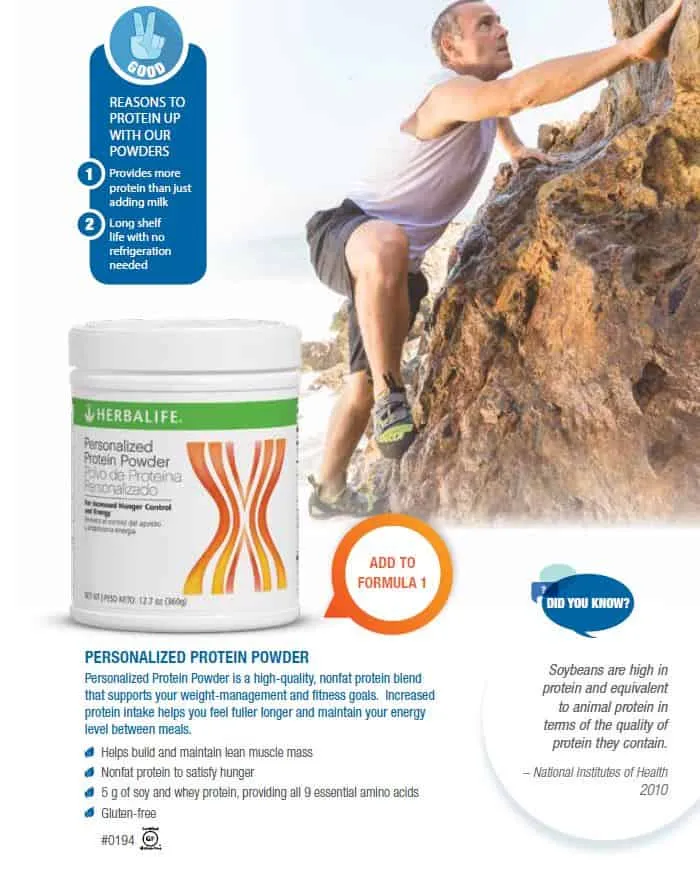 10 - Herbalife Personalized Protein Powder