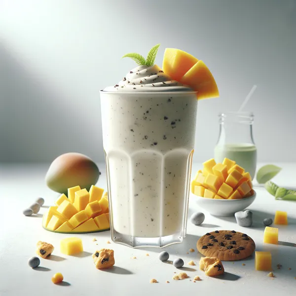Delightful Mango-Pineapple Cookies 'n Cream Herbalife Shake