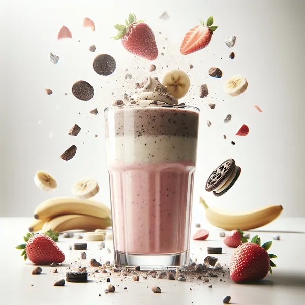 Delicious Herbalife Shake: Strawberry Banana Cookies Fusion