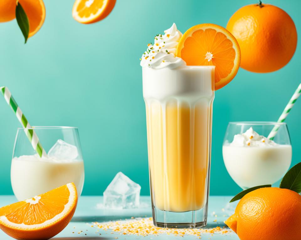 Summer Orange Cream Shake