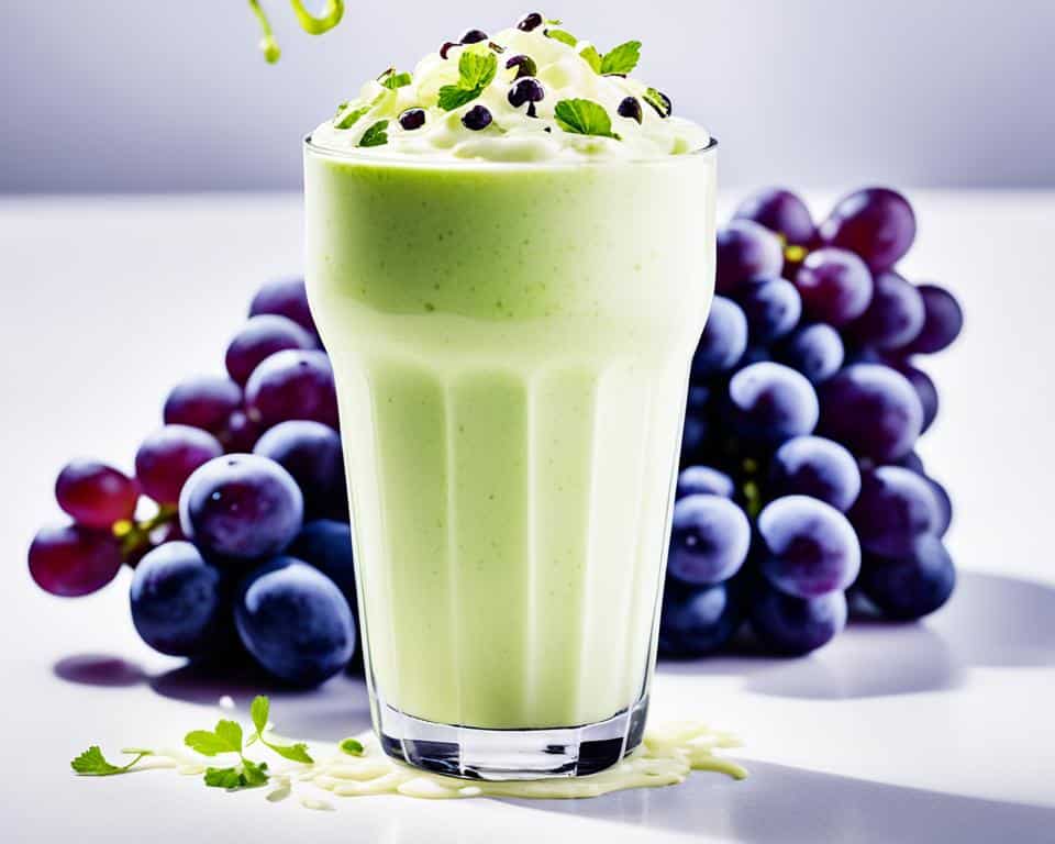 Healthy Shake Recipe with Grapes